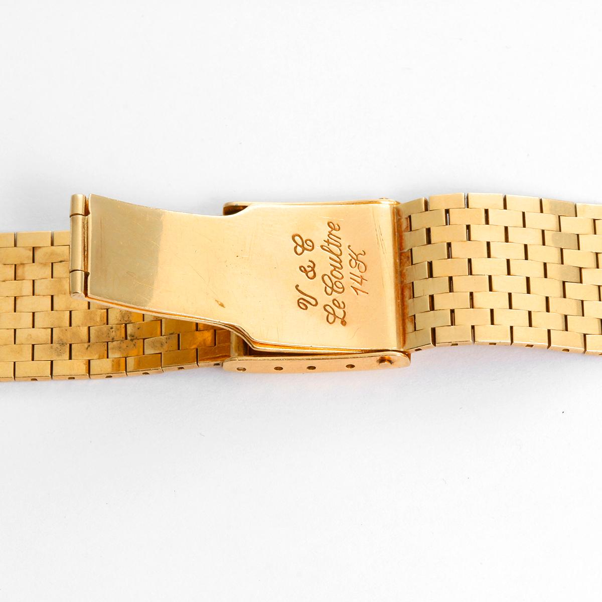 Jaeger Le Coultre 14K Yellow Gold Mesh Band - Yellow Gold. 17 mm width.