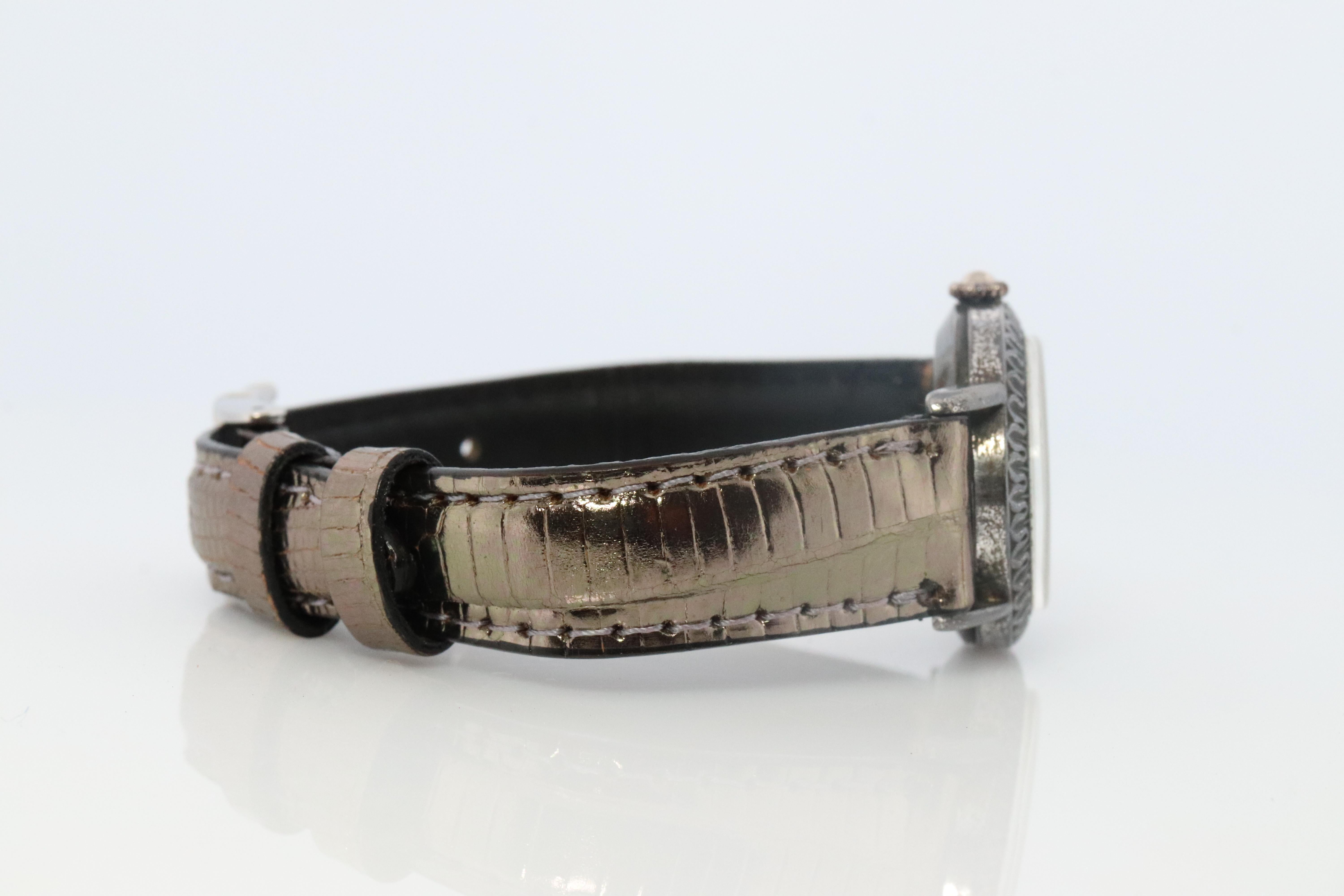 Montre suisse Jaeger Le Coultre 9034 Montre pour dames en argent 925 JLC. en vente 2