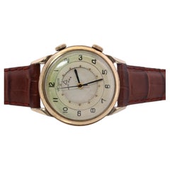 Jaeger Le Coultre Alarm Watch. 10k Gold Filled Mens JLC Memovox Vintage Watch.