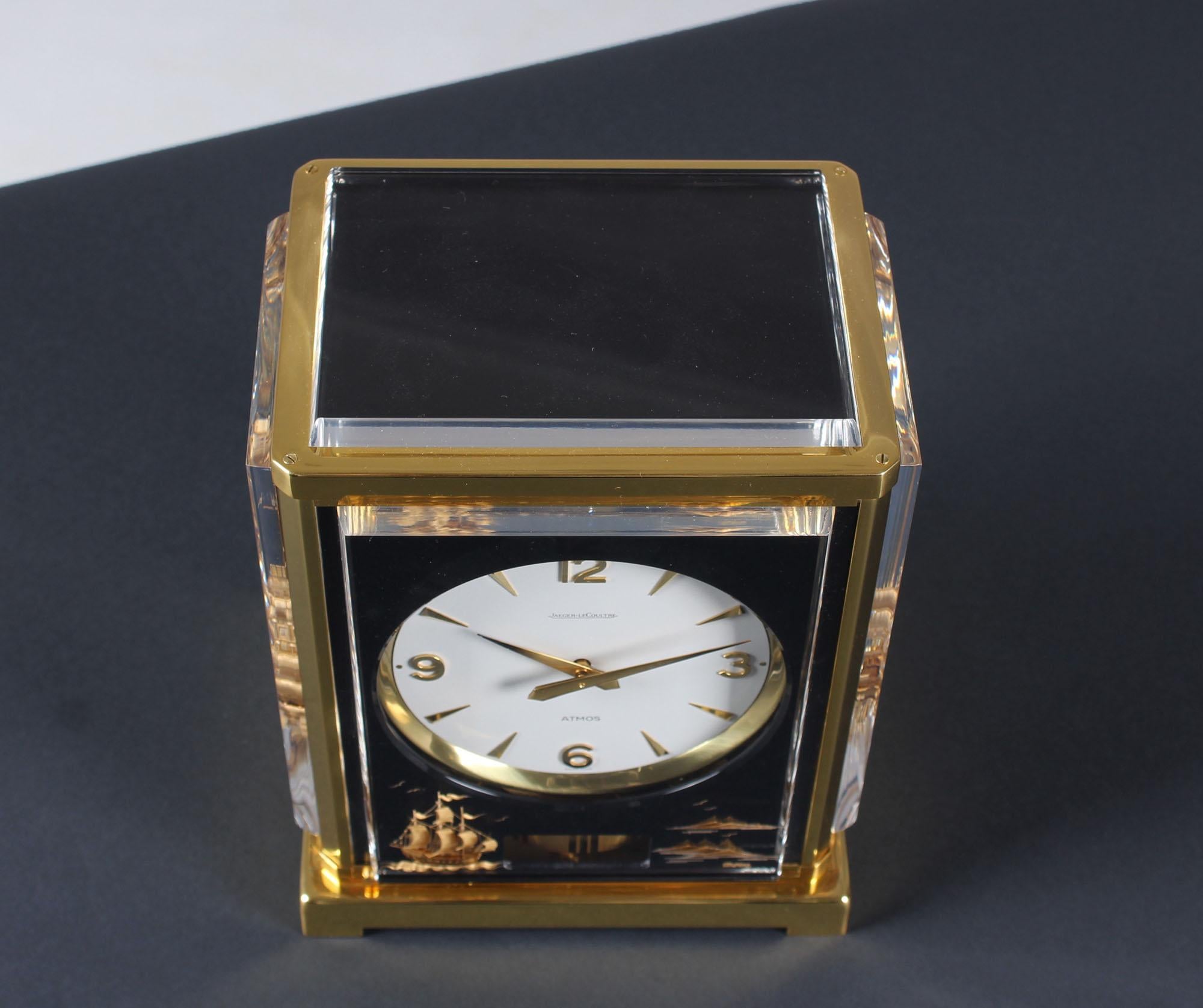 Jaeger Le Coultre, Atmos Clock Cal. 526, Marina, Plexiglass Black from 1968 4