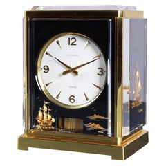 Jaeger Le Coultre:: Horloge Atmos Cal. 526:: Marina:: Plexiglas noir de 1968