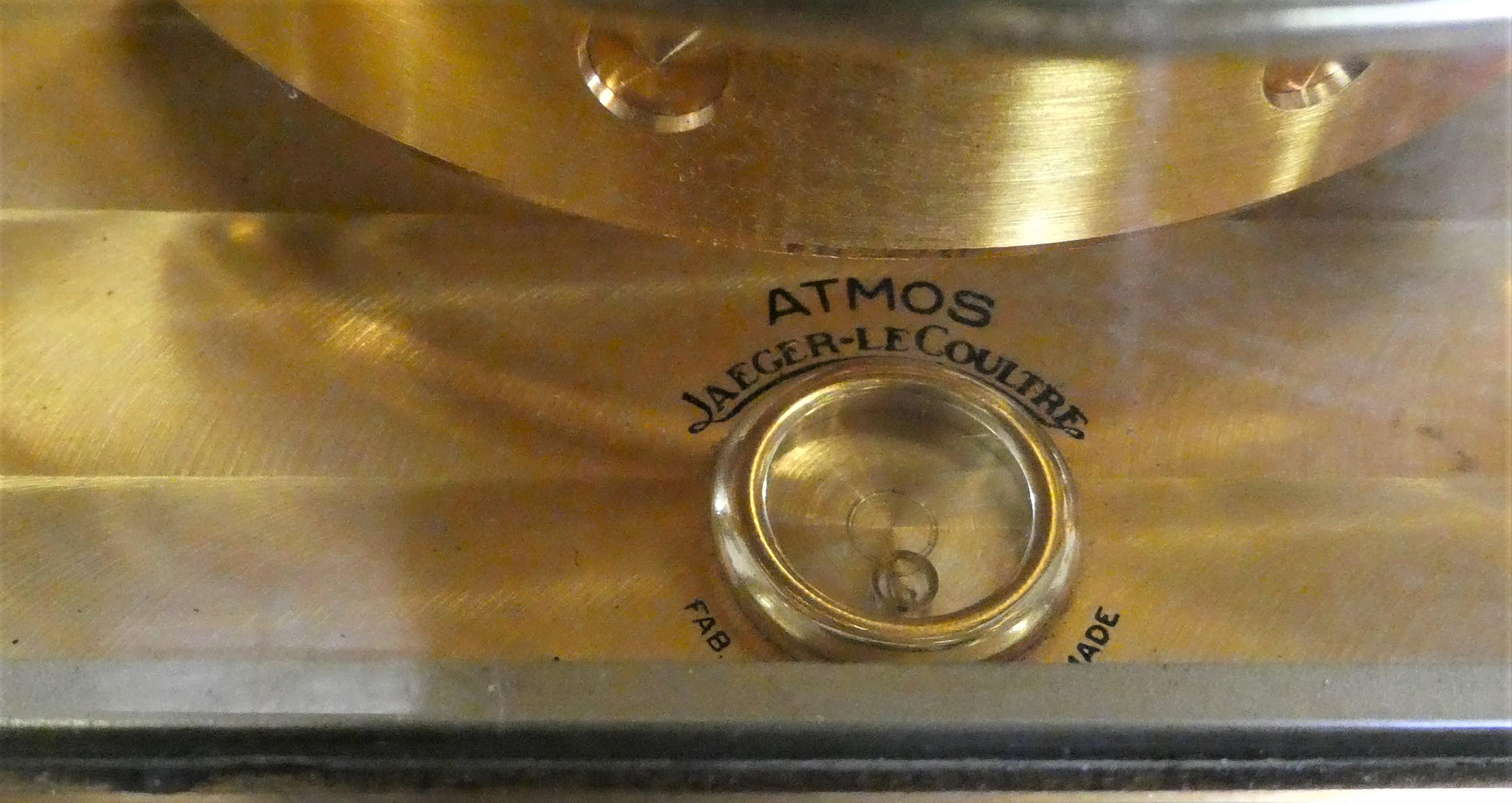 Atmos-Uhr von Jaeger-LeCoultre im Zustand „Gut“ im Angebot in Norwich, GB