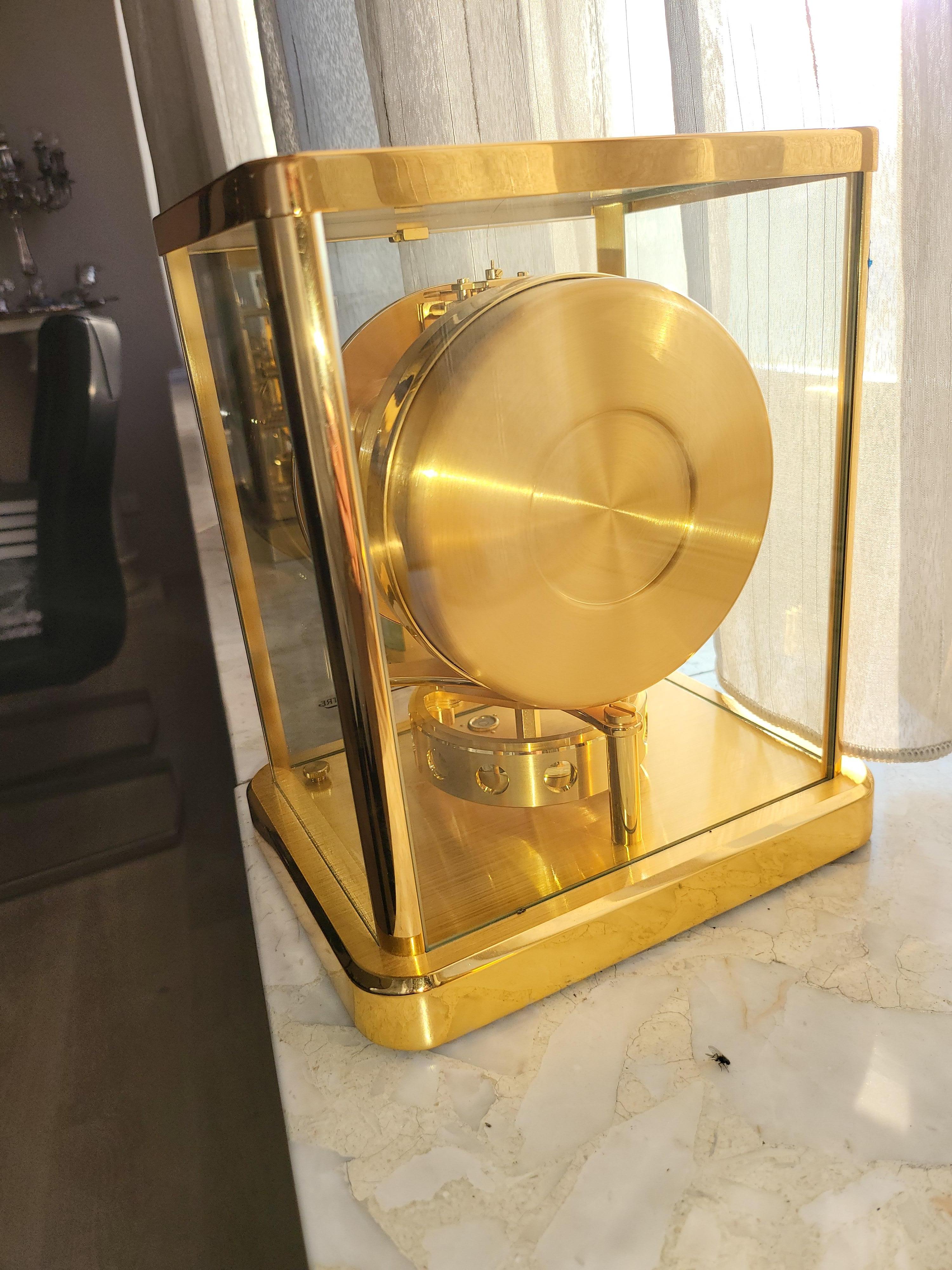 Jaeger Le Coultre Atmos Elysée 544 Collectors Moon Phase Hygrometer Temperature 6