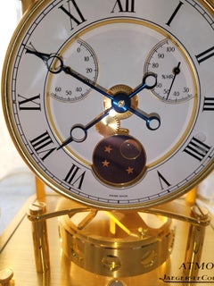 Jaeger Le Coultre Atmos Elysée 544 Collectors Moon Phase Hygrometer Temperature