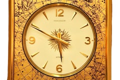 Jaeger Le Coultre Atmos, Feuille d'or, Motiv Constellation, Manufactured 1967