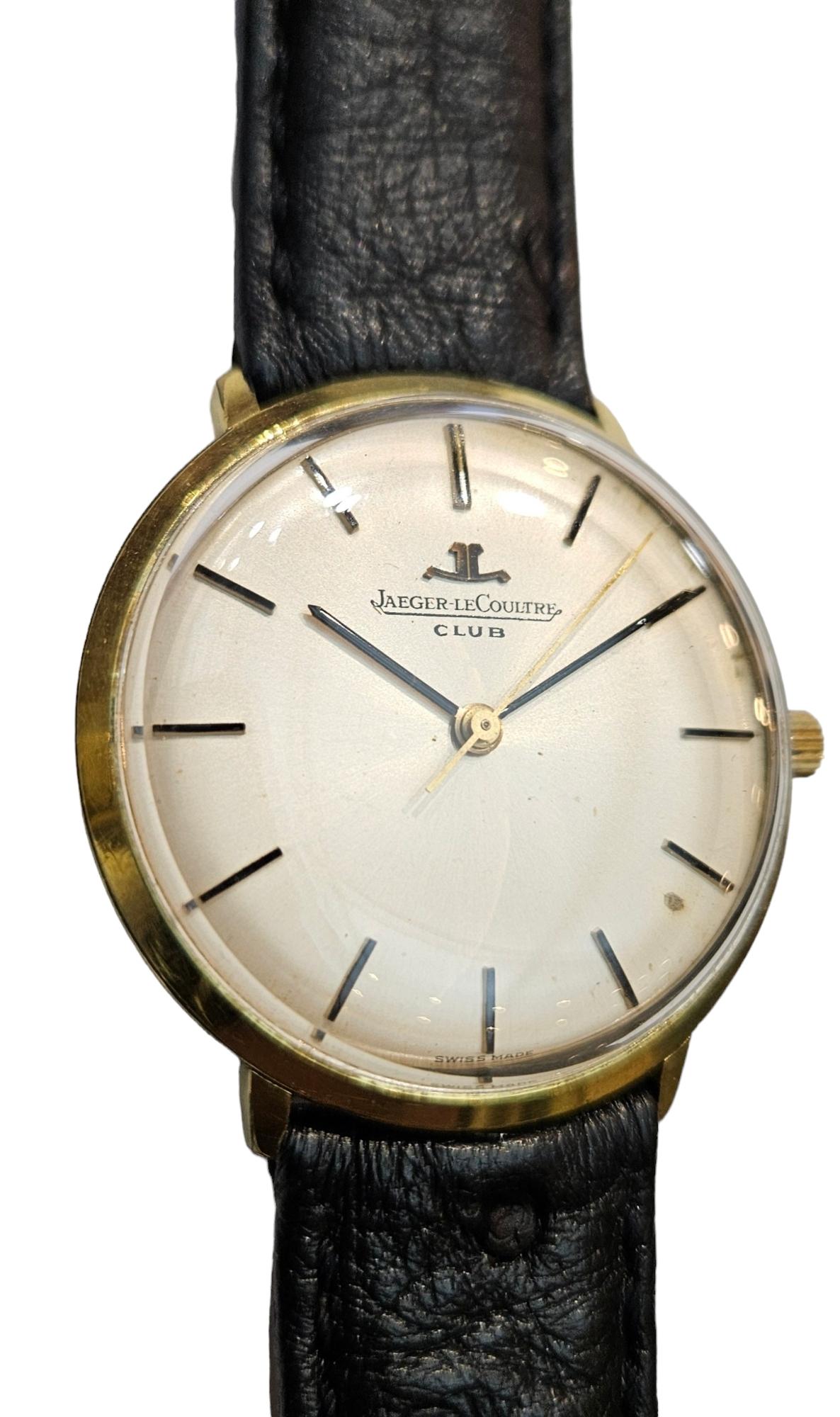 Jaeger Le Coultre Club Mechanical Manual Winding Wrist Watch 9