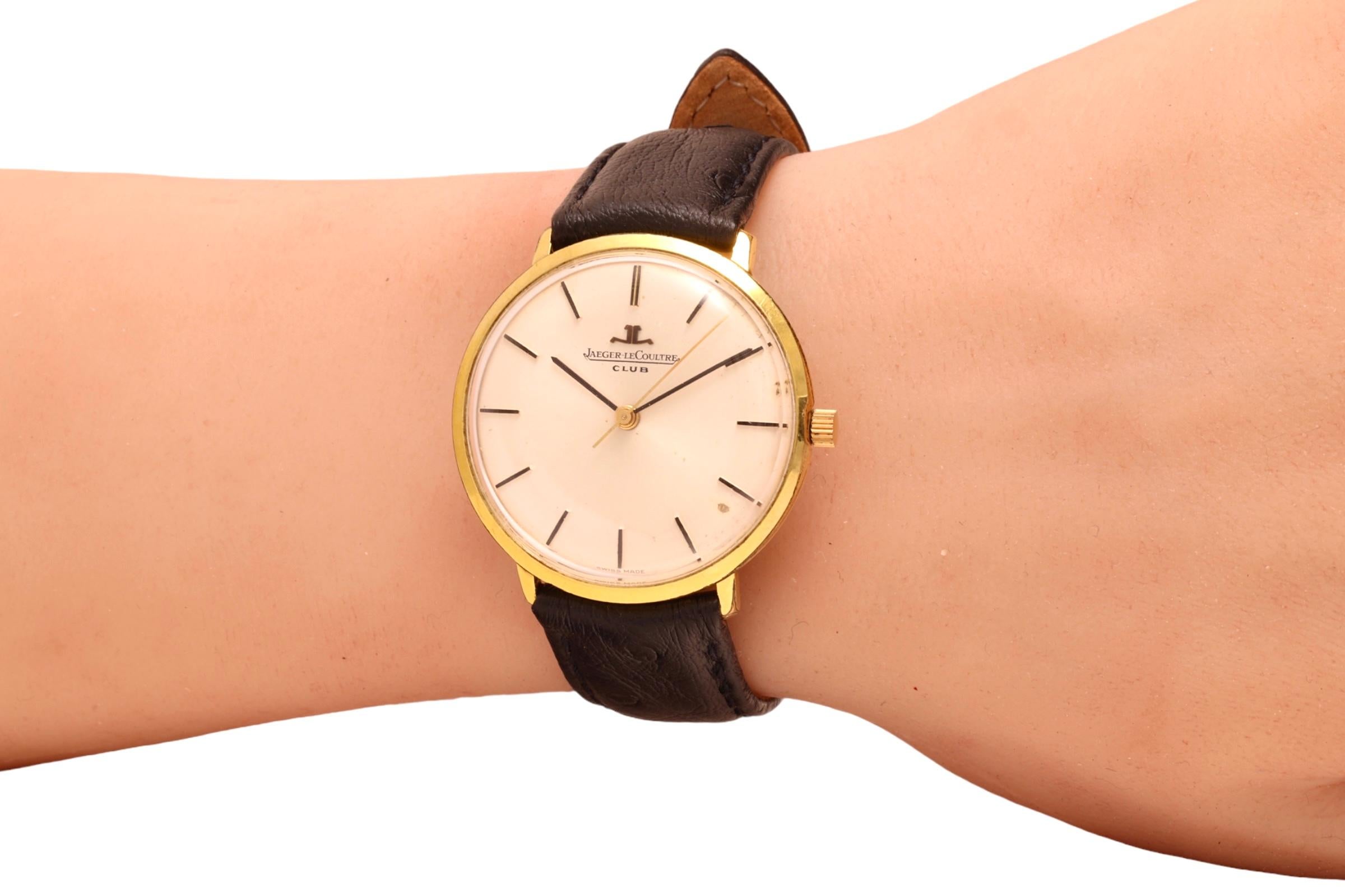 Artisan Jaeger Le Coultre Club Mechanical Manual Winding Wrist Watch