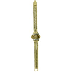 Jaeger-Le Coultre Diamond Cover Watch in 18 Karat, circa 1950s