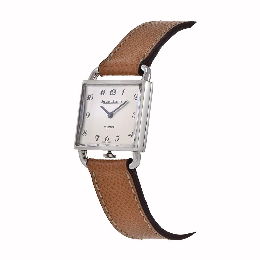 Jaeger-Le Coultre für Hermes Driver Uhr aus Edelstahl (Retro)