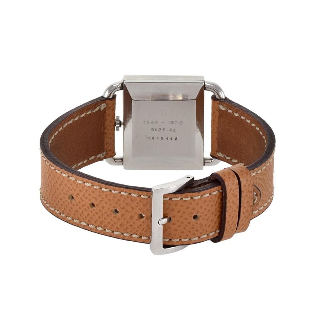 Jaeger-Le Coultre für Hermes Driver Uhr aus Edelstahl im Zustand „Gut“ in New York, NY