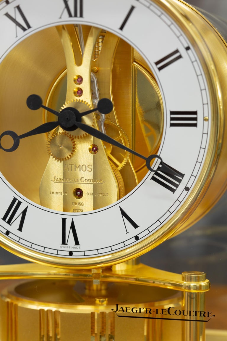Jaeger LeCoultre GoldPlated Atmos Clock For Sale at 1stDibs