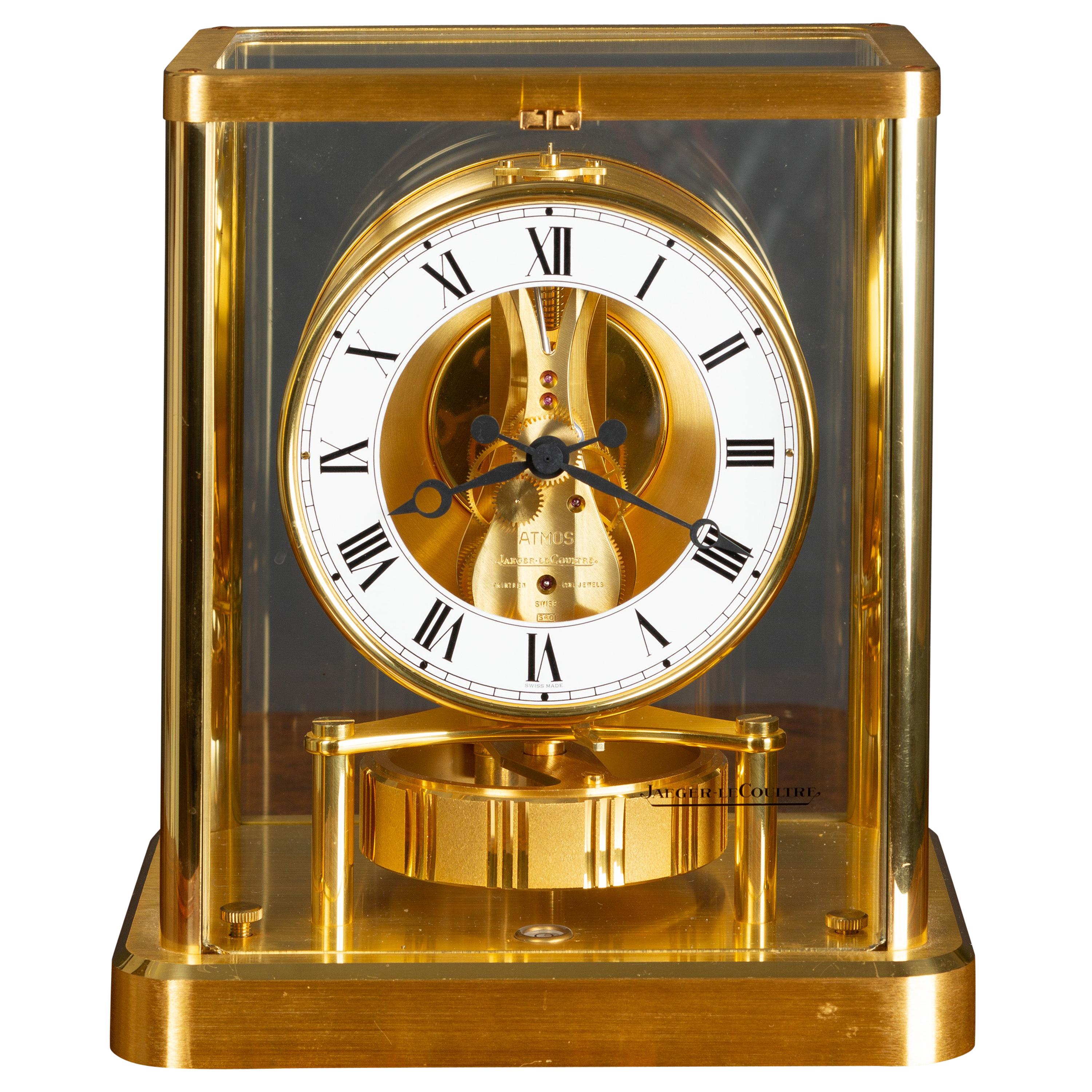 Reloj Jaeger LeCoultre Atmos chapado en oro