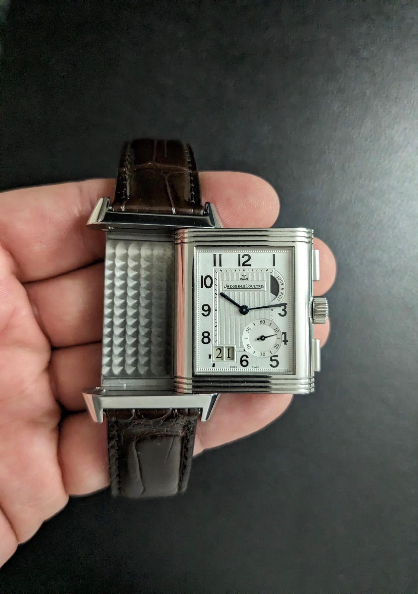 Women's or Men's Jaeger Le Coultre Grande Reverso GMT referenza 240.8.18 orologio