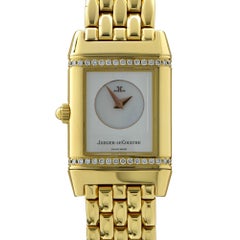 Jaeger Le Coultre Ladies Yellow Gold Duetto Reverso Wristwatch
