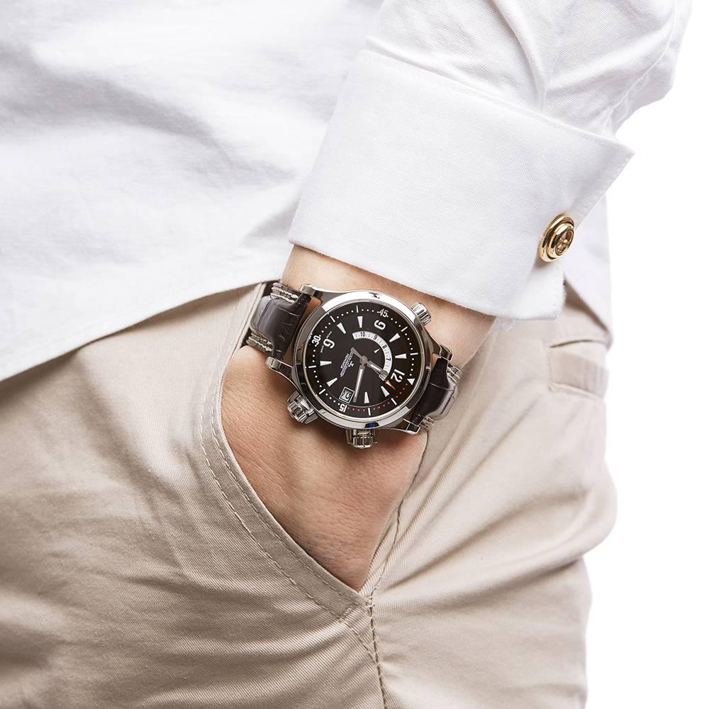 Jaeger Le-Coultre Menovox Stainless Steel Men’s 146.8.97 4