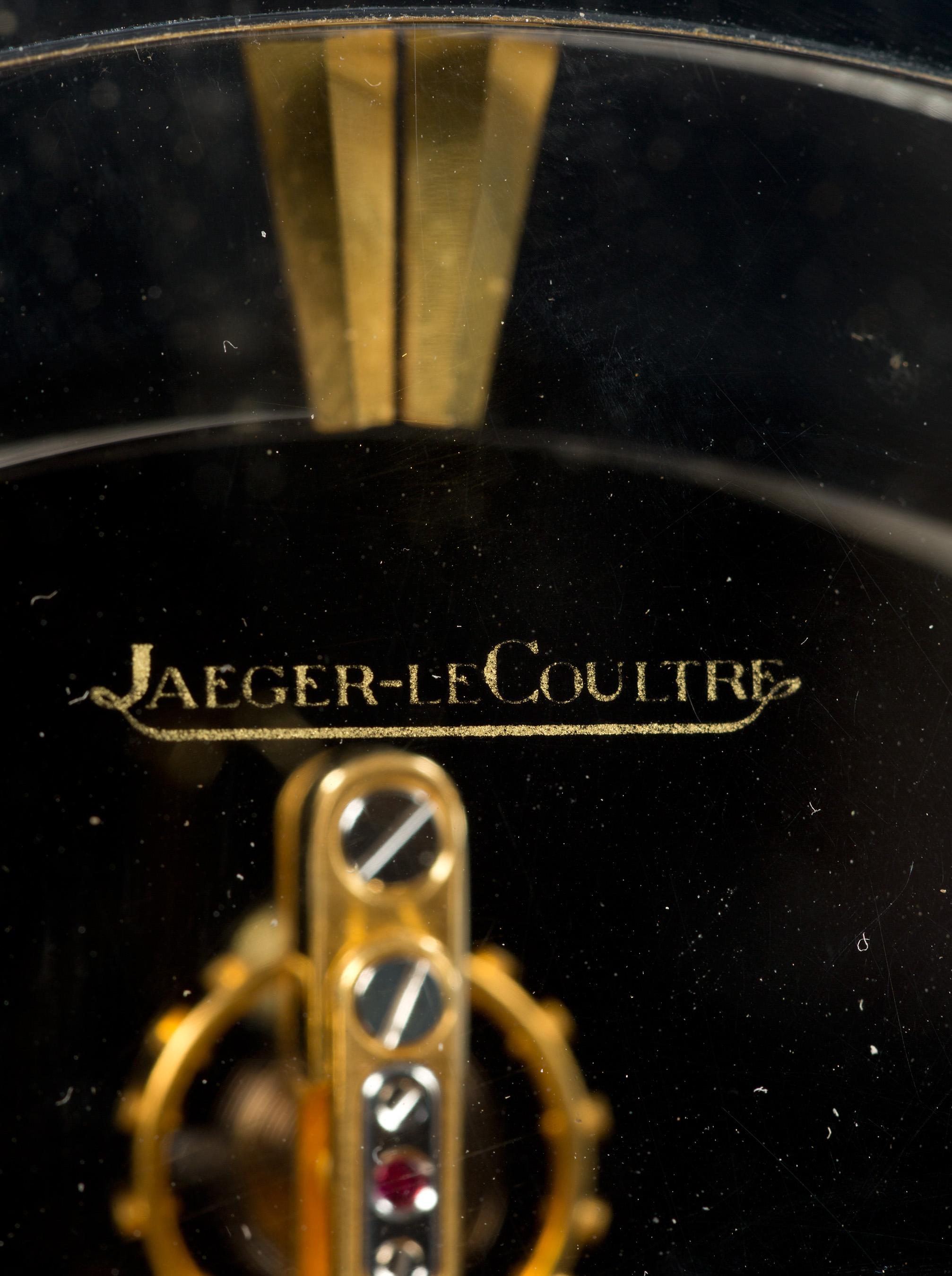 Modern Jaeger-LeCoultre Mystery Mantel Clock For Sale