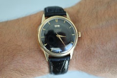 Jaeger Le Coultre Power Reserve Watch. 10k Gold Filled Mens JLC Vintage Watch.