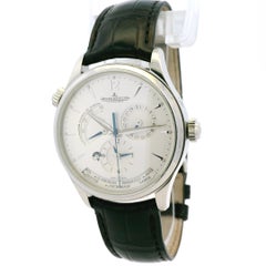 Jaeger Le Coultre Q1428421 Master Geographic Stainless Steel Watch