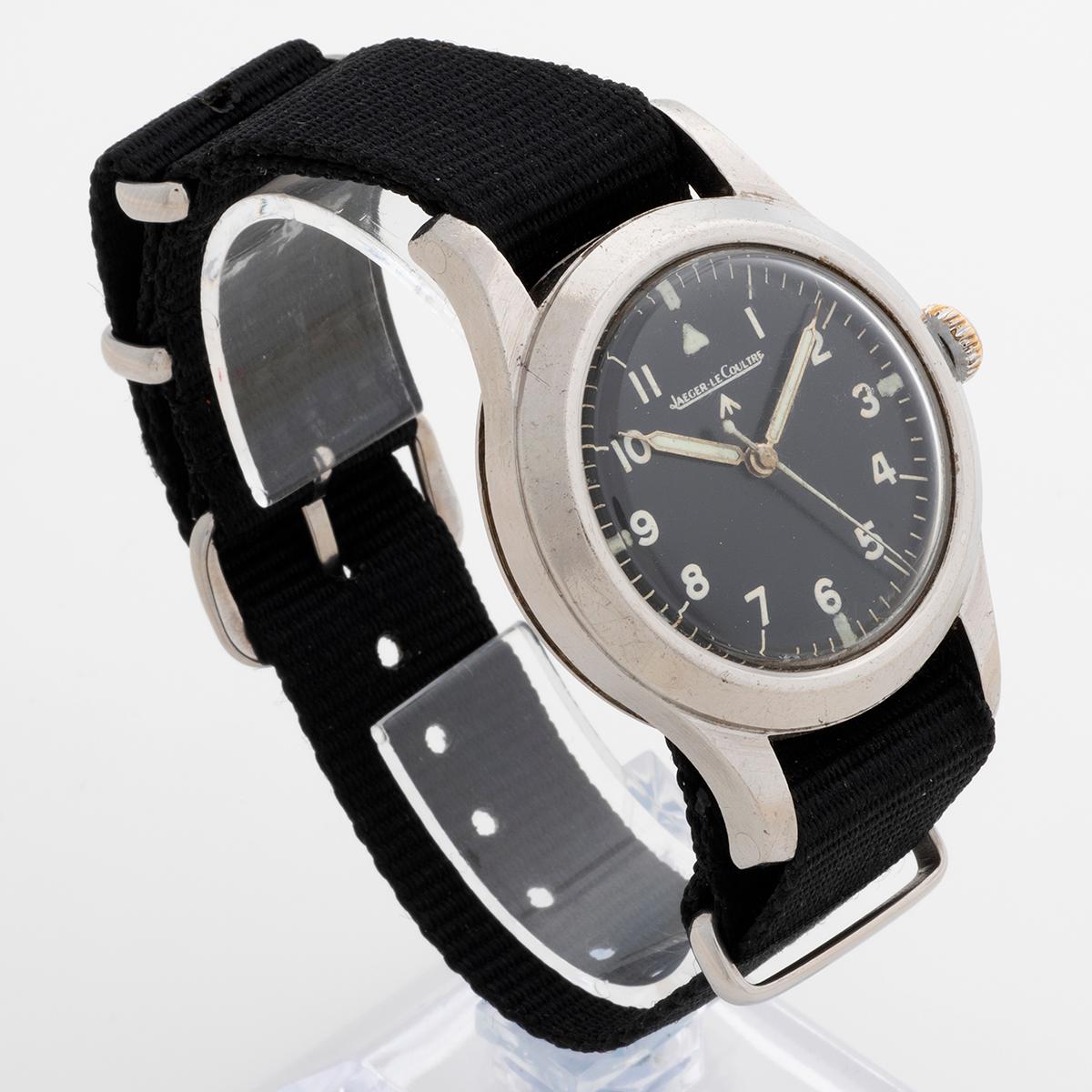 Jaeger-Le-Coultre RAF Navigator Mark 11 (XI) Wristwatch Ref 6B/346, Year 1948/49 In Good Condition In Canterbury, England