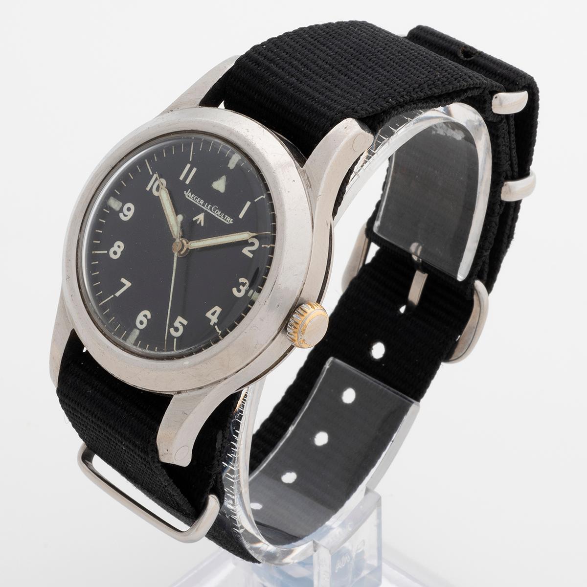 Women's or Men's Jaeger-Le-Coultre RAF Navigator Mark 11 (XI) Wristwatch Ref 6B/346, Year 1948/49