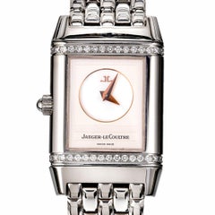 Jaeger-Le Coultre Reverso Steel Ladies Wristwatch Ref 266.8.44