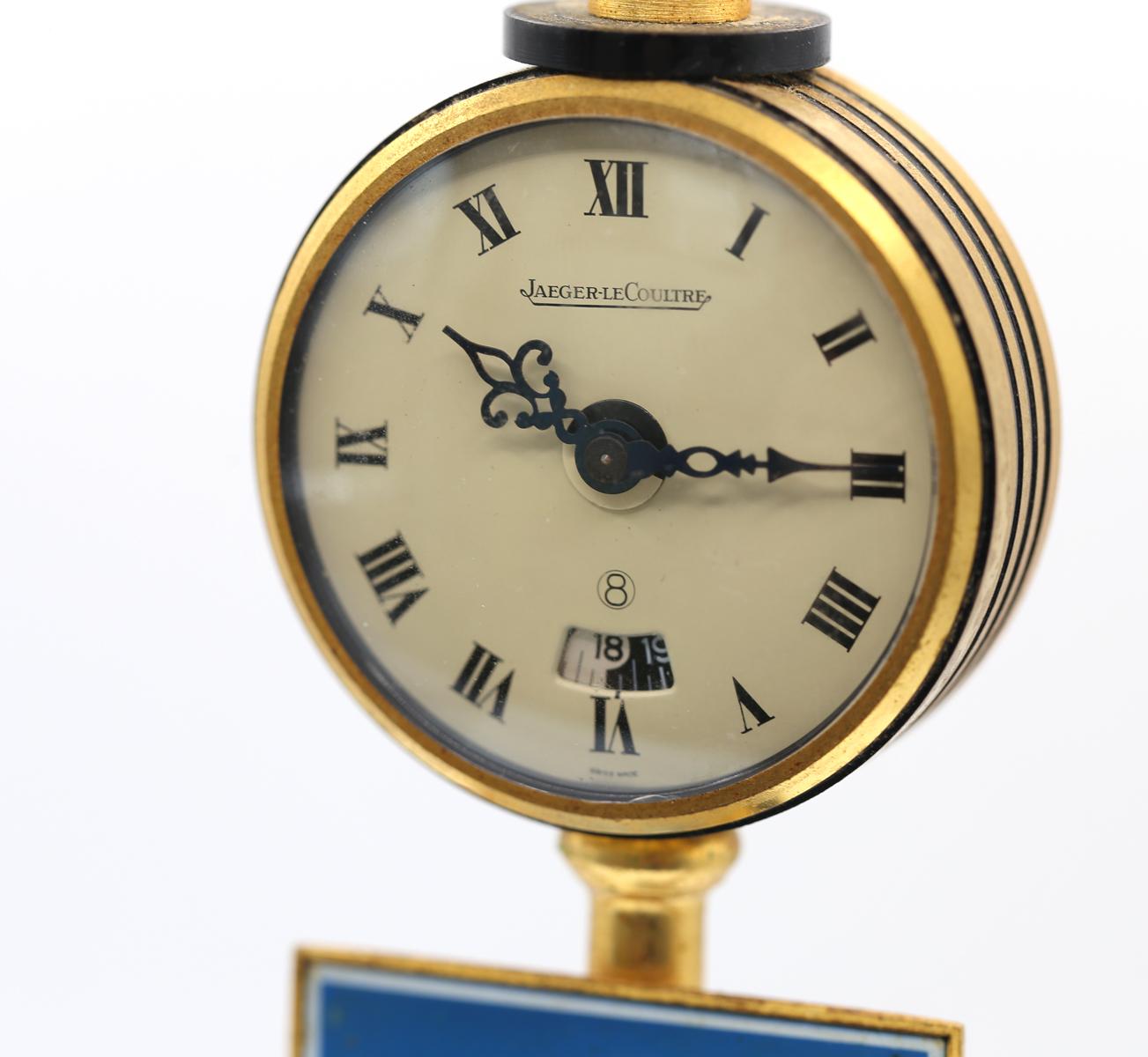 Jaeger Le Coultre Table Alarm Clock Paris Lamp Post Rue De La Paix, 1960 For Sale 3