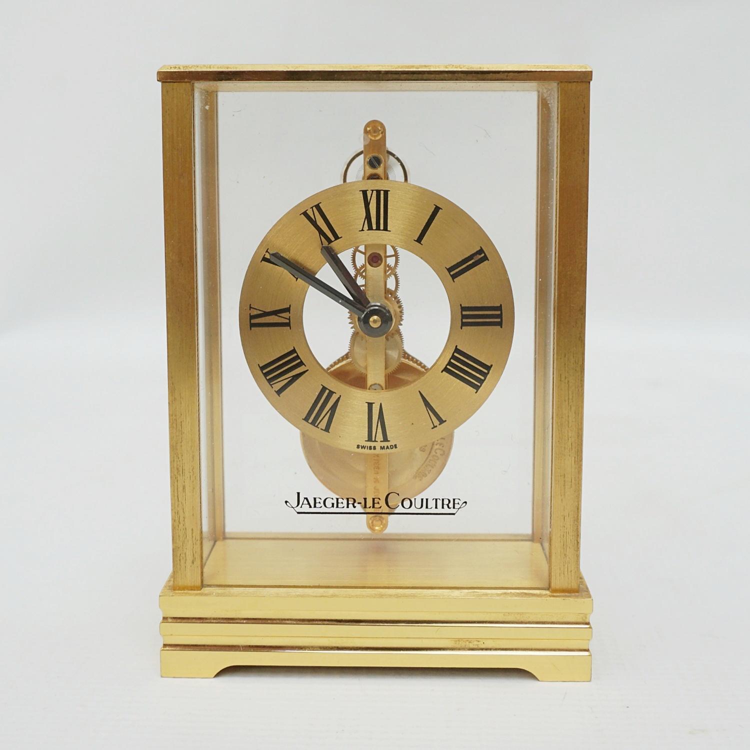 Late 20th Century Jaeger Le-Coultre Table Clock 564