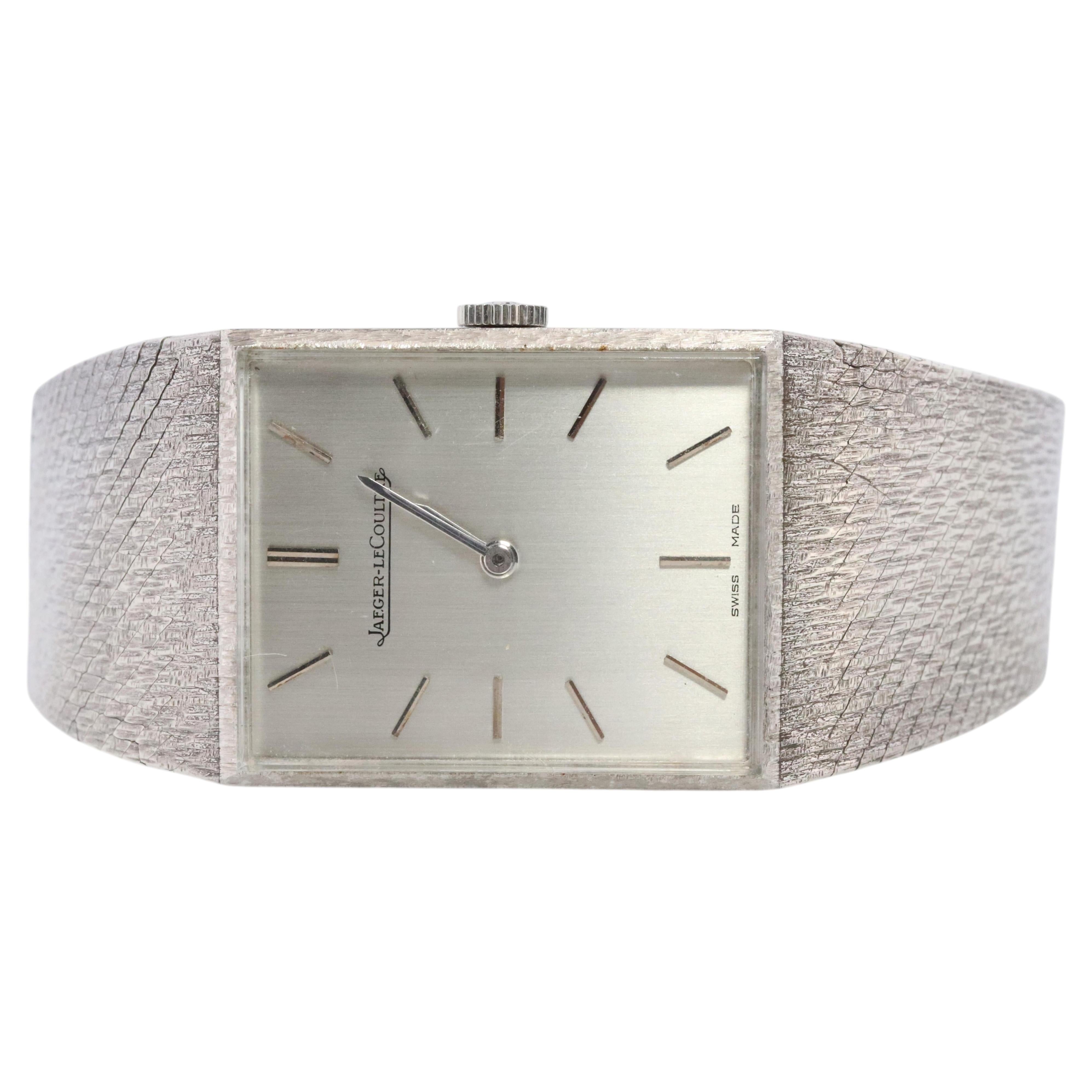 Jaeger Le Coultre Tank Watch. JLC Jager LeCoultre 9009 42 Manual Mens Tank. For Sale