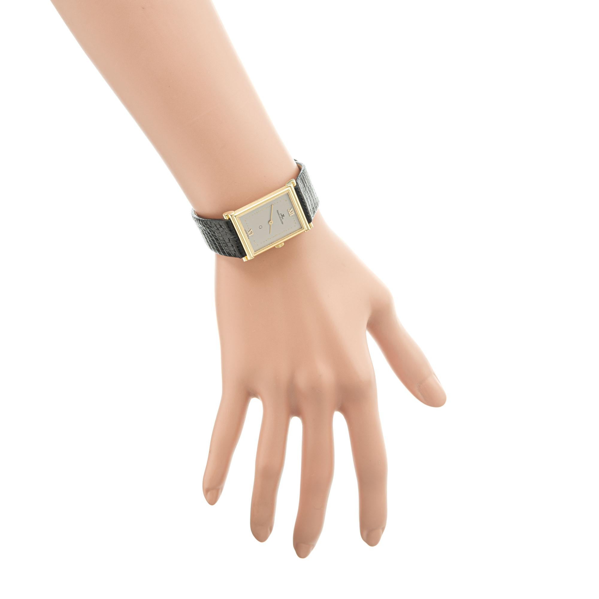 Jaeger Le Coultre Unisex Quartz Strap Wristwatch 3