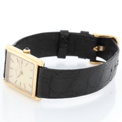 Jaeger-LeCoultre Vintage 18 Karat Gold Square Men's Watch 6029.21