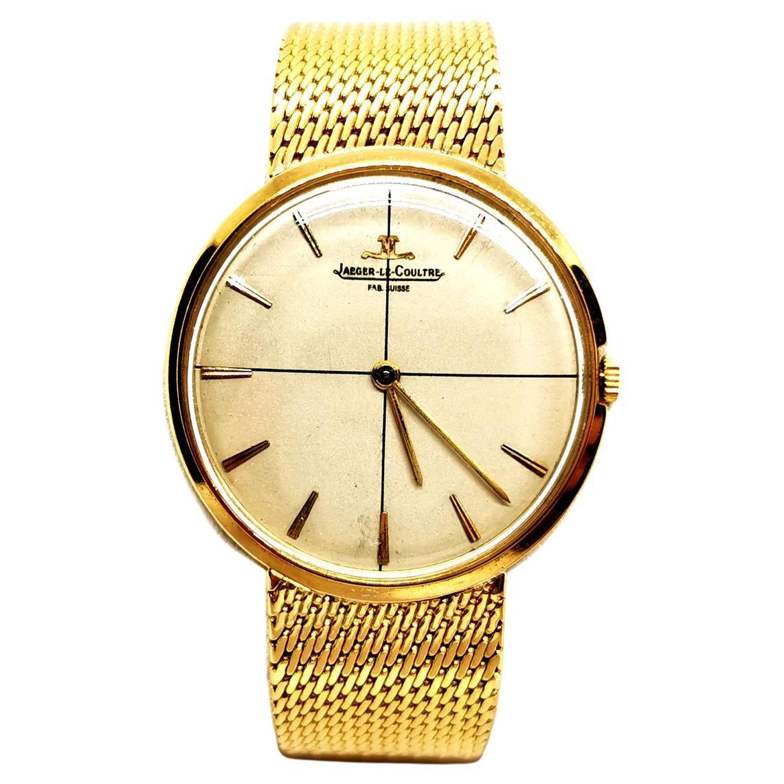 Jaeger Le Coultre Watch Yellow Gold