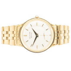 Jaeger LeCoultre, manuel vintage en or jaune 14 carats