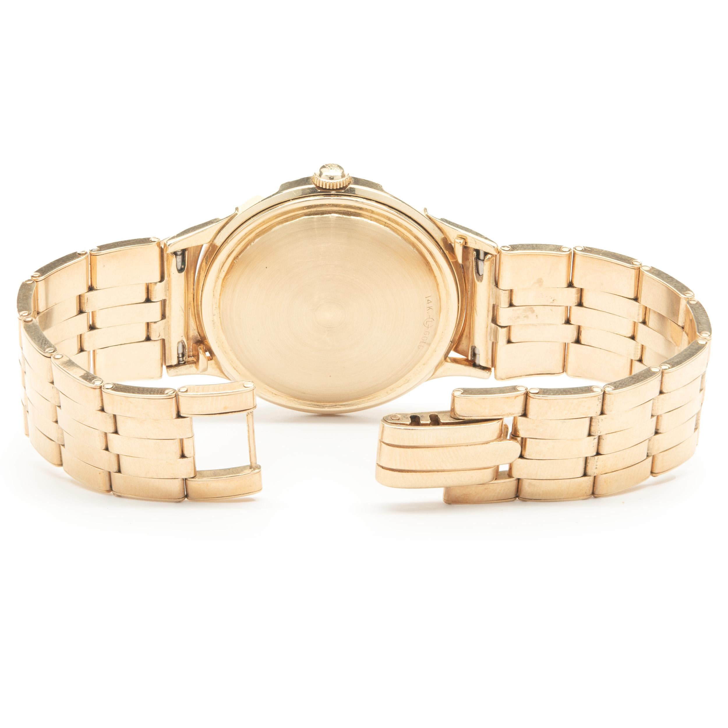 jaeger-lecoultre 18k gold watch