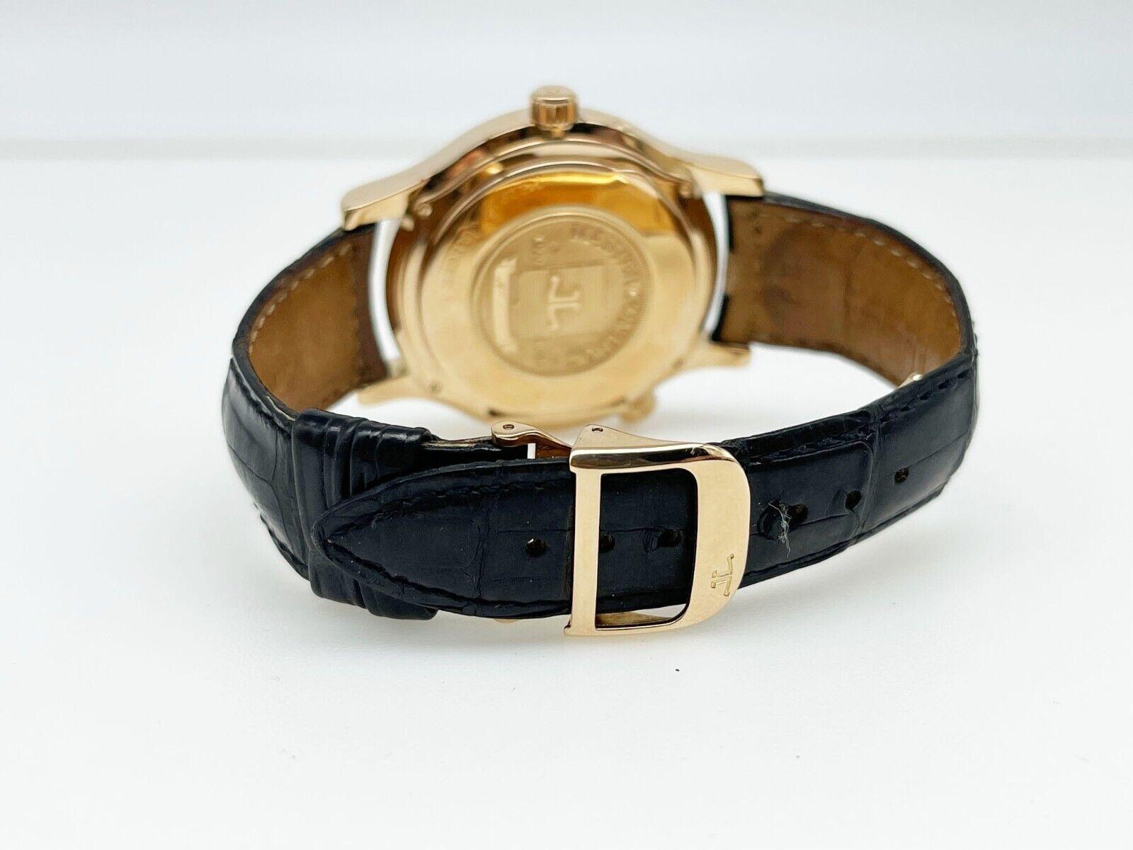 Jaeger-LeCoultre 142.2.92 Master Geographic 18K Rose Gold In Excellent Condition For Sale In San Diego, CA