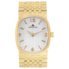 Jaeger LeCoultre 14k Gelbgold Handgefertigte Vintage Herrenuhr