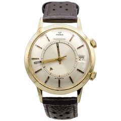 Jaeger-LeCoultre 18 Karat Gold Vintage Memovox Armbanduhr