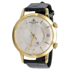 Jaeger-LeCoultre 18 Karat Gold Vintage Memovox Wristwatch