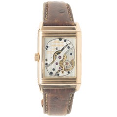Jaeger-LeCoultre 18 Karat Rose Gold Reverso Sun Moon Night Day Manual