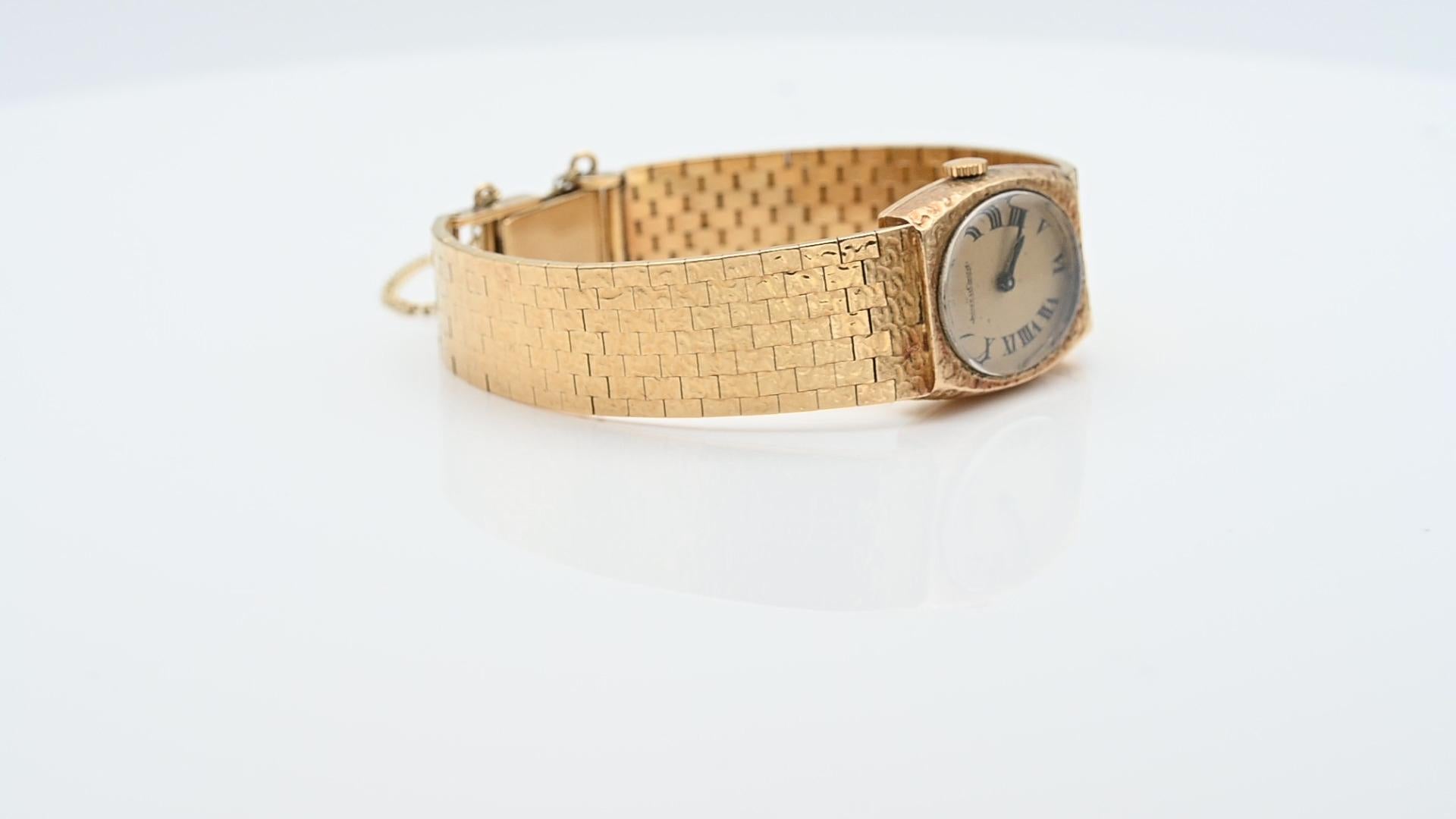 Jaeger-LeCoultre 18 Karat Damen Vintage-Uhr im Angebot 2