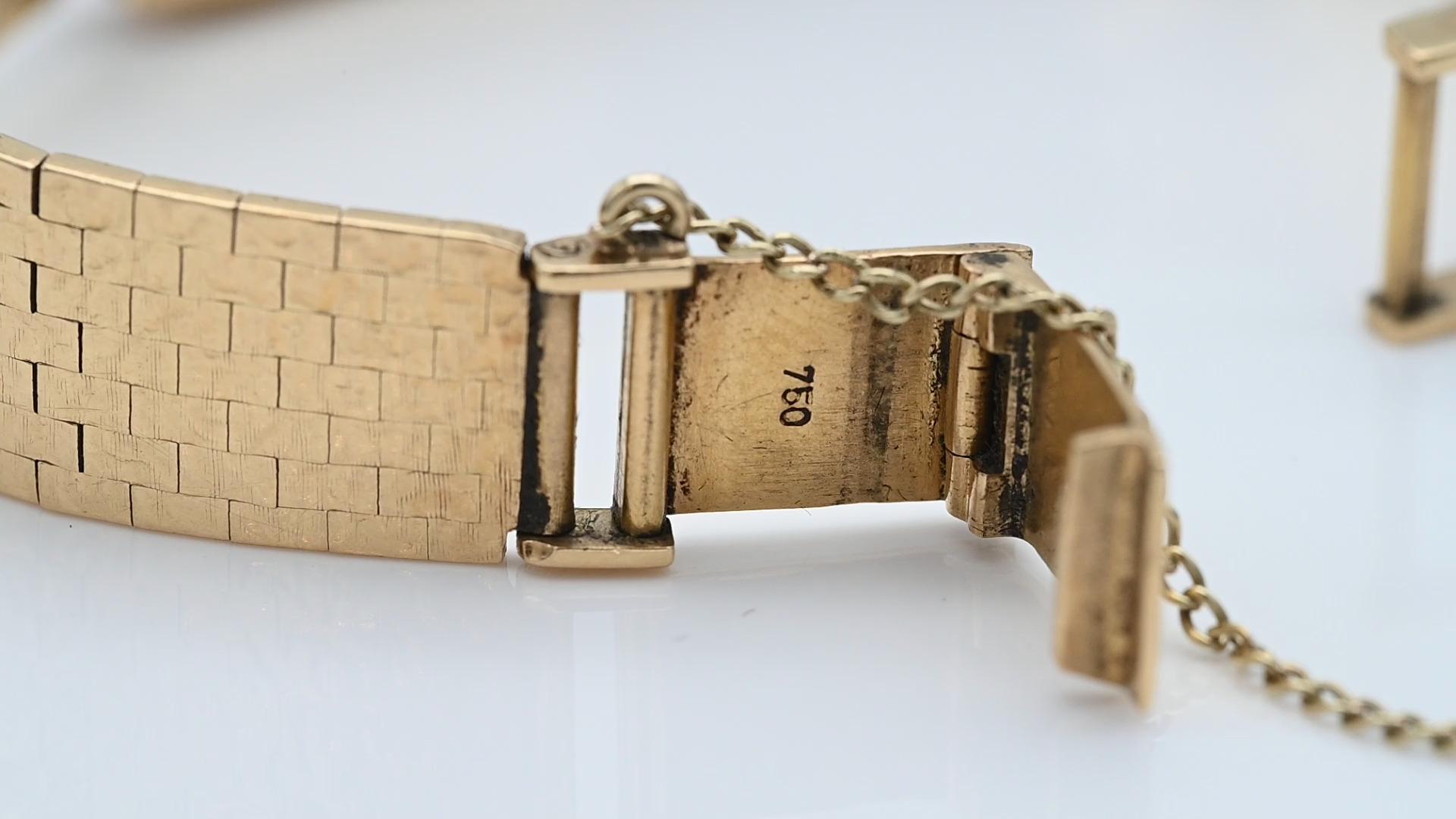 Jaeger-LeCoultre 18 Karat Damen Vintage-Uhr im Angebot 4