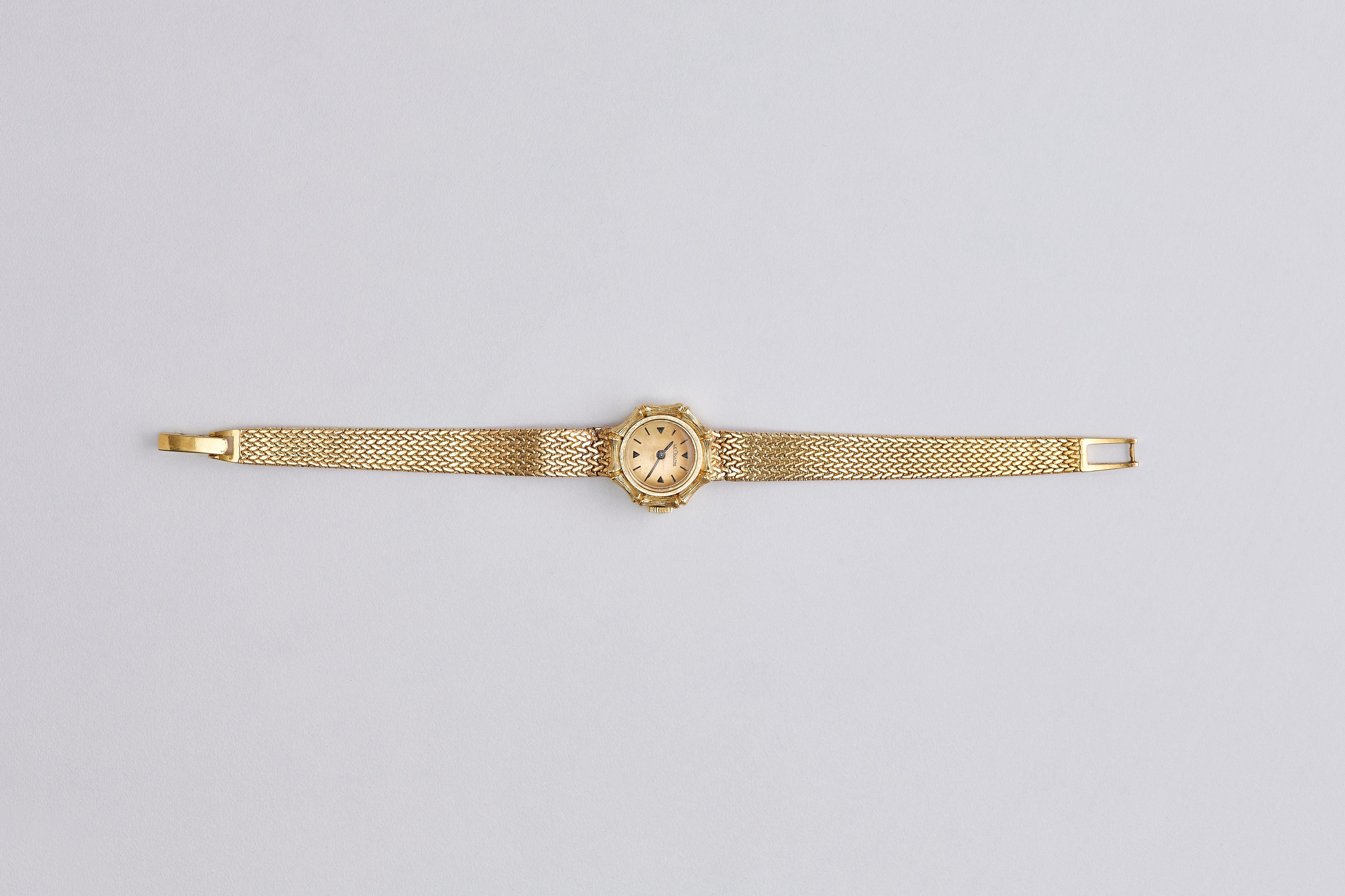 jaeger lecoultre vintage gold watch