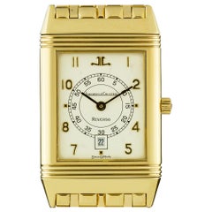 Jaeger-LeCoultre 18k Yellow Gold Mid-Size Reverso B&P 140.255.1