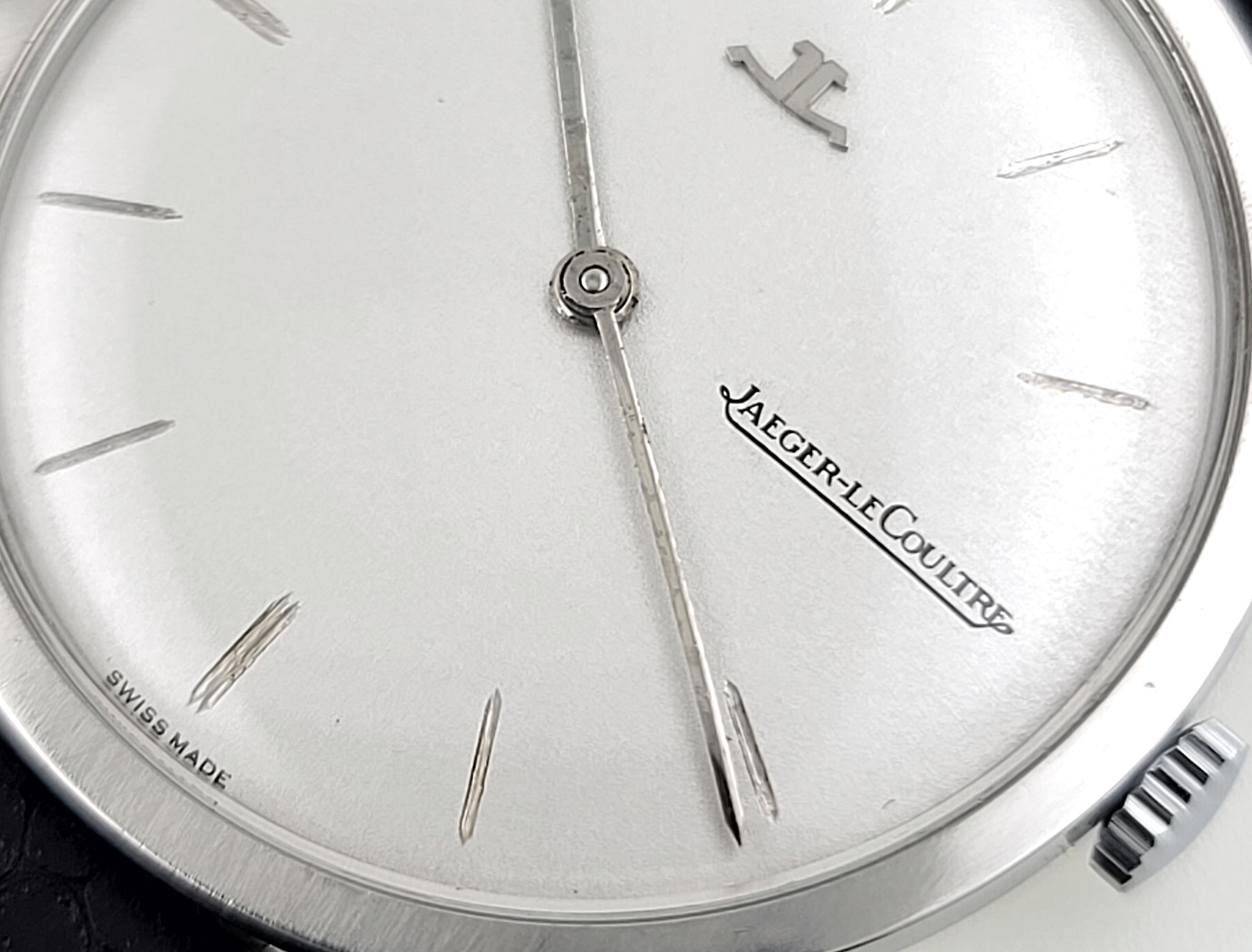 Jaeger-LeCoultre 1901 Ultra Thin Serviced Stainless Steel Classic 1960 Round 818 1