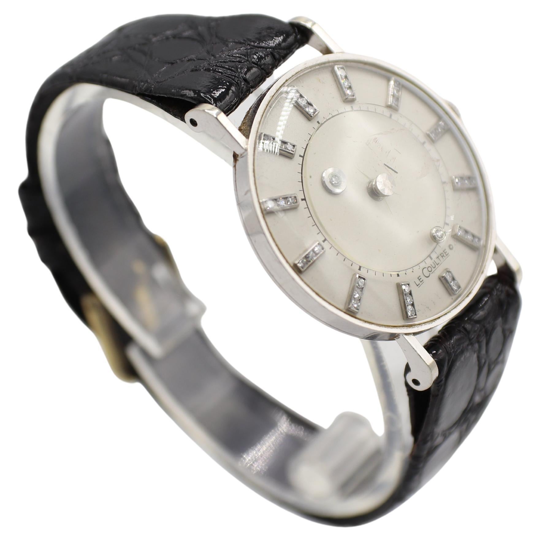 Retro Jaeger-LeCoultre 1957 Vacheron & Constantin Vintage Galaxy Mystery Dial Watch