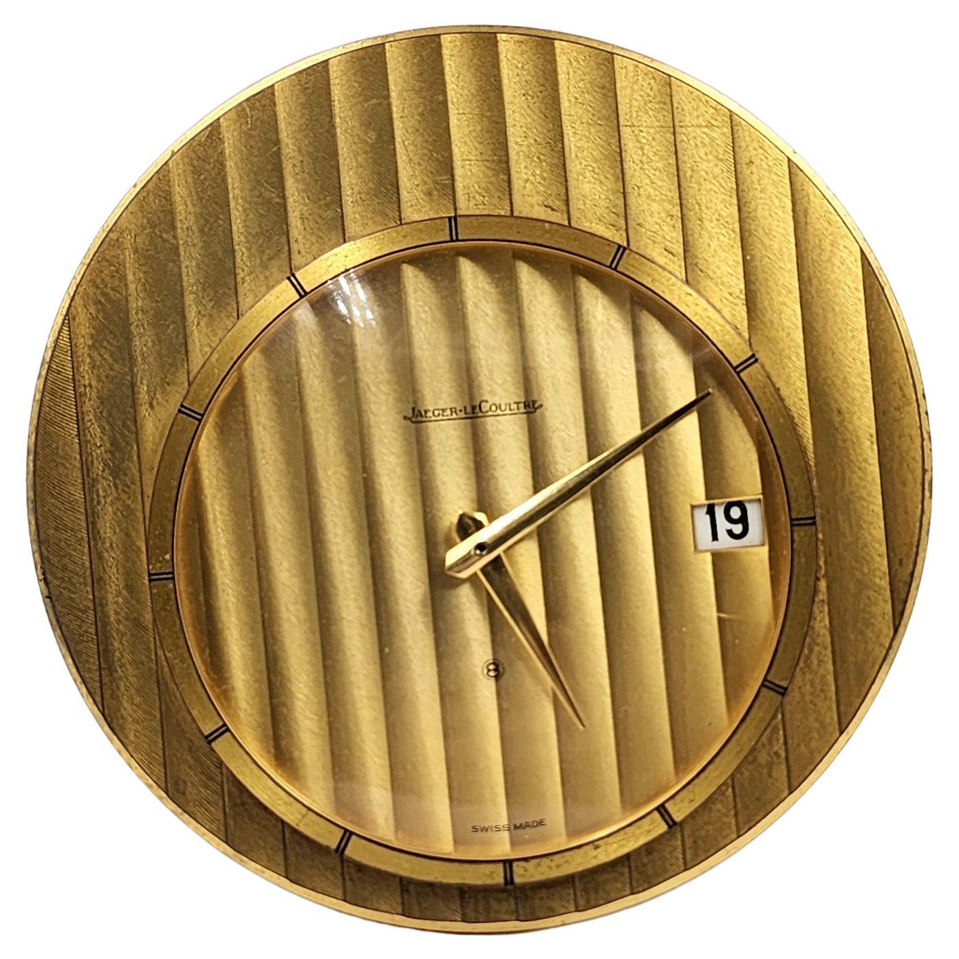 Jaeger LeCoultre 8-Day Desk Clock with Date