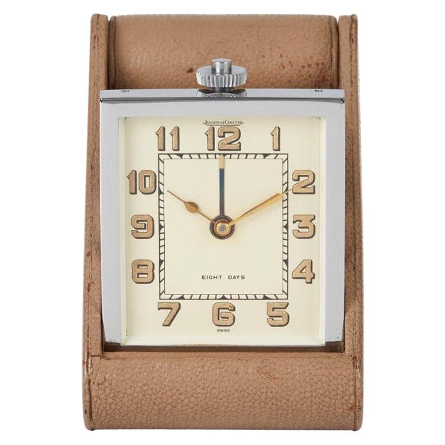 Jaeger Lecoultre Alarm Desk Clock Pocket Watch
