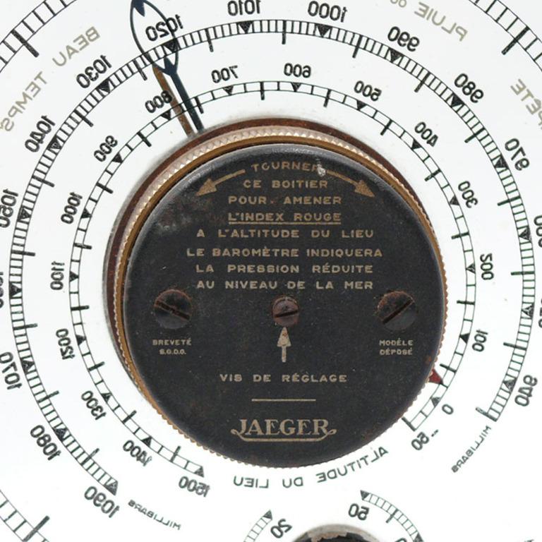 Jaeger-LeCoultre Art Deco Barometer In Good Condition In Buenos Aires, Argentina