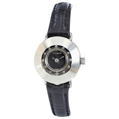 Vintage Jaeger-LeCoultre Art Deco Ladies Watch in 14 Karat White Gold, circa 1940s-1950s