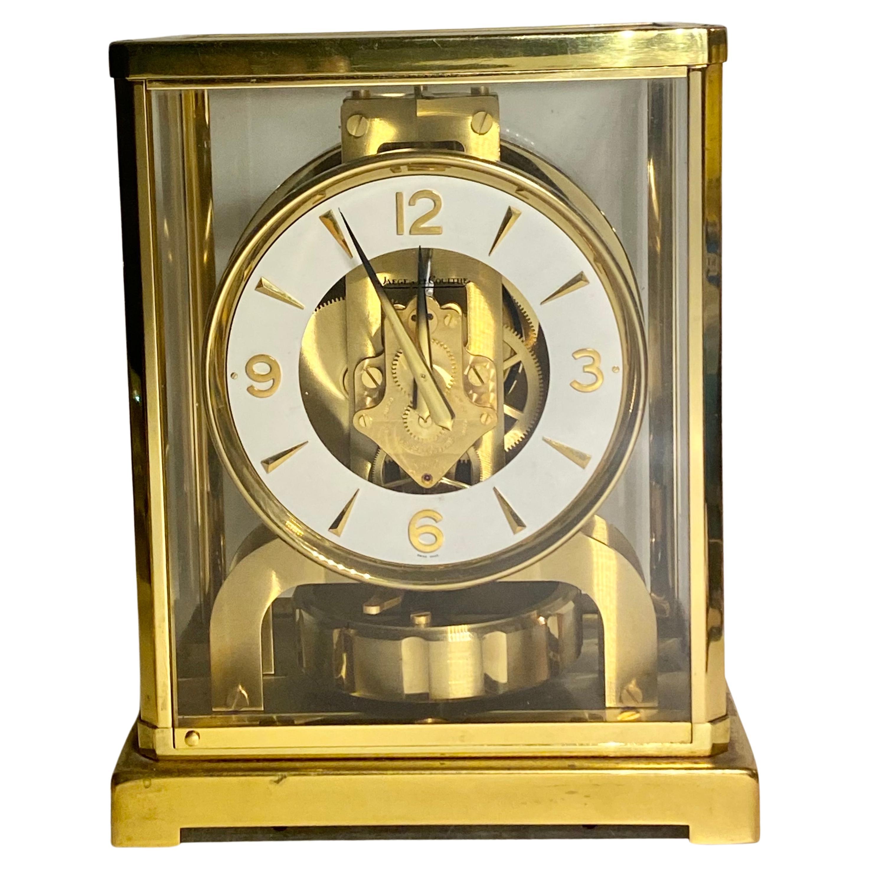 Jaeger LeCoultre Atmos (526-525) Perpetual Motion Mantle Clock Circa 1950's 4