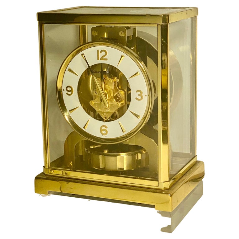 Jaeger LeCoultre Atmos (526525) Perpetual Motion Mantle Clock Circa 1950's For Sale at 1stDibs